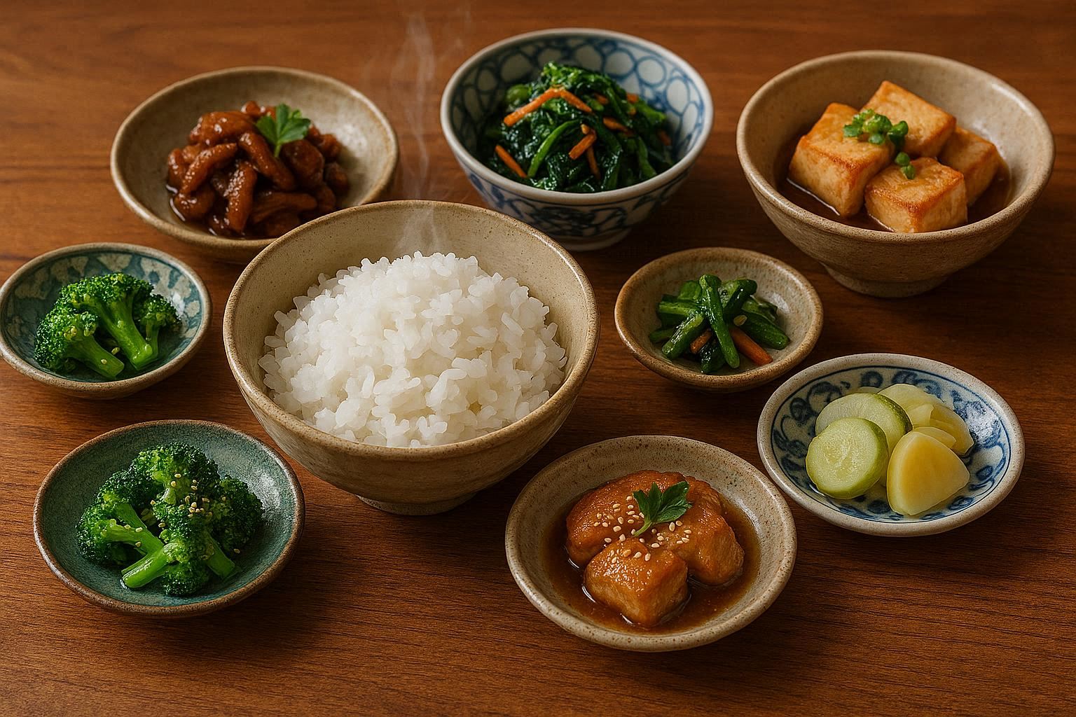 ご飯とおかずを6対4